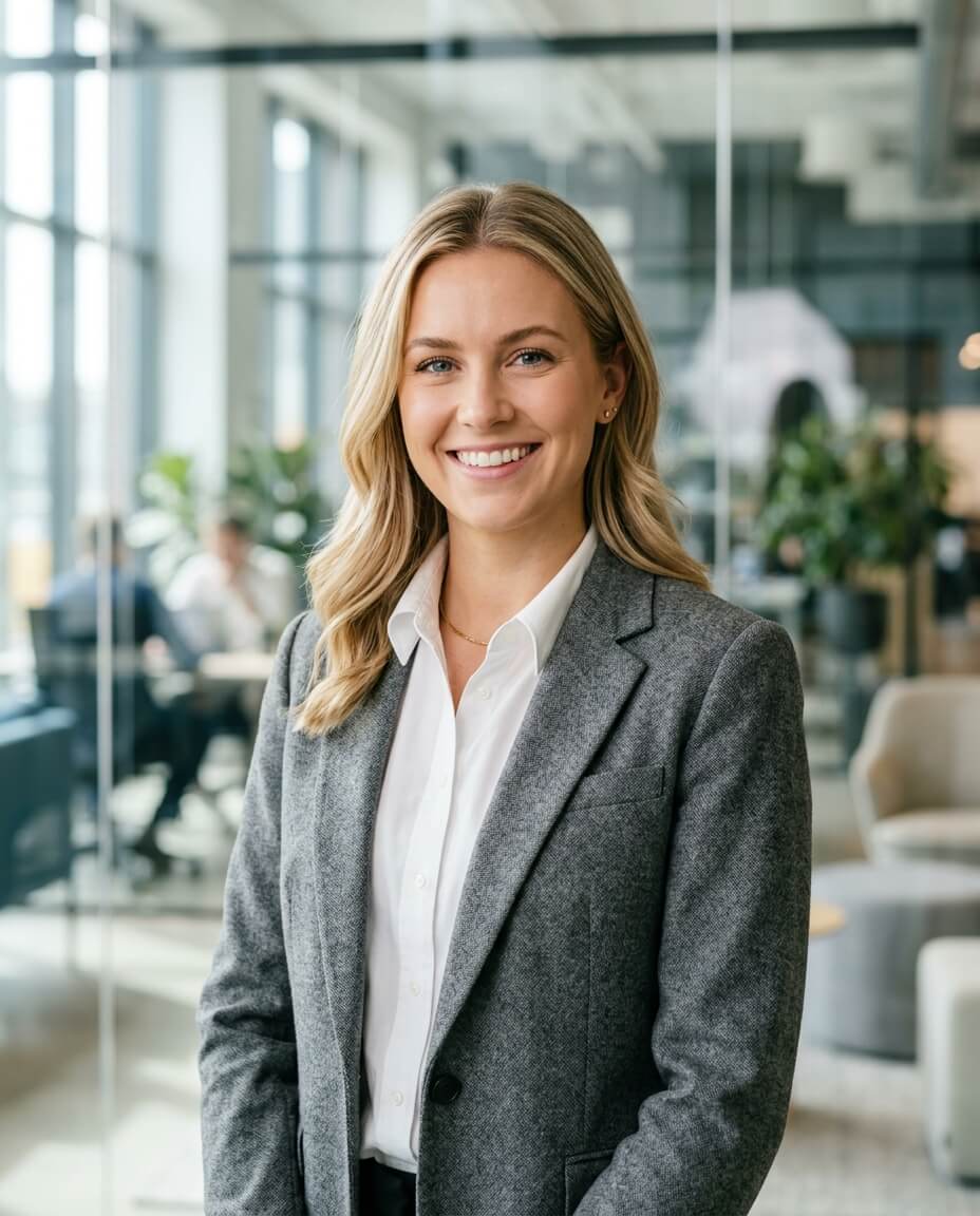 AI Generated headshot example