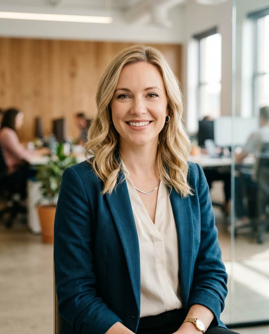 Business Casual headshot example