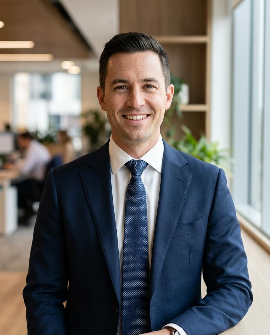 Suit and Tie headshot example