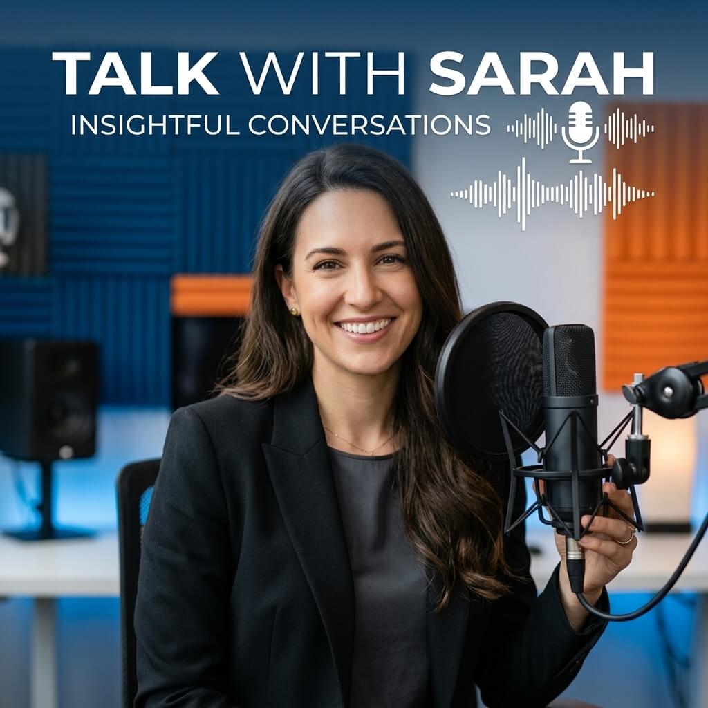 Conference bio. Press release. Podcast thumbnail.