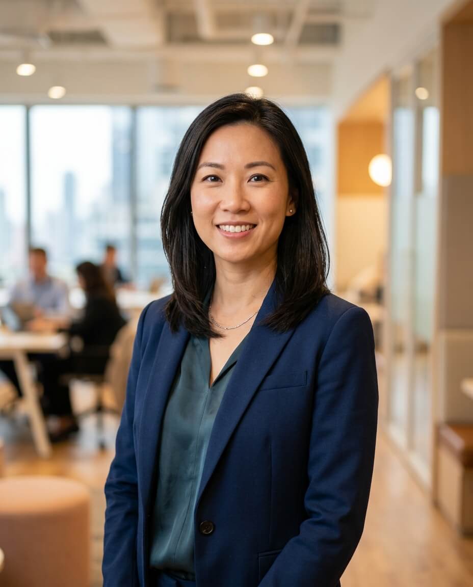 Corporate headshot example