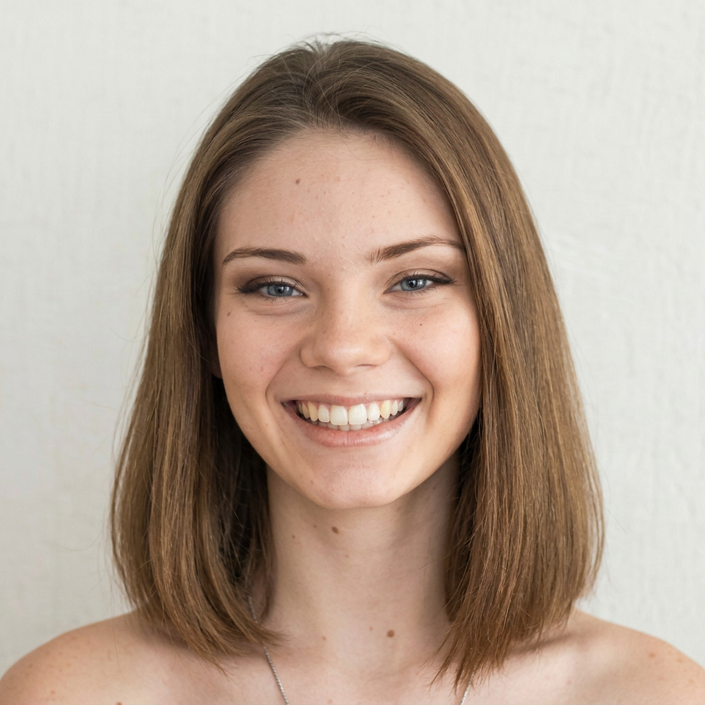 Headshot on a plain wall