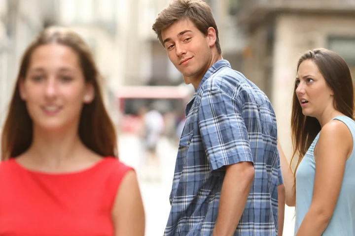 Meme face swap example