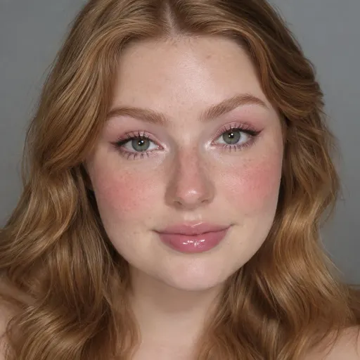 AI Generated Cute Makeup makeup style
