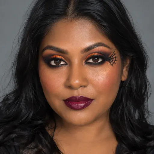 AI Generated Halloween Makeup makeup style