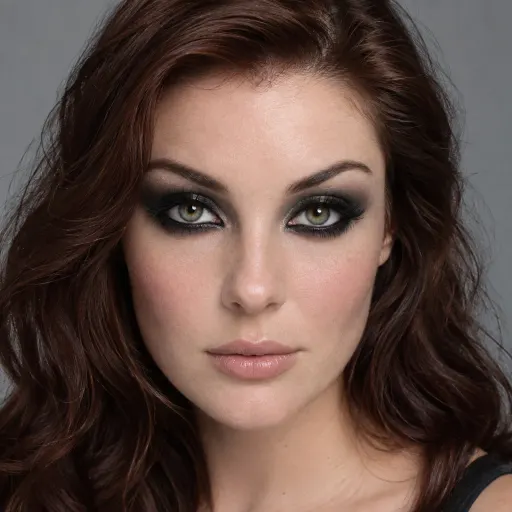 AI Generated Classic Smokey Eye makeup style